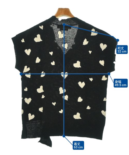 MARNI（マルニ）ベスト/ノースリーブ 黒 サイズ:40(M位) レディース/2200675364126