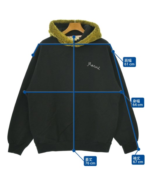 MARNI（マルニ）パーカー 黒 サイズ:44(S位) メンズ/2200675364225