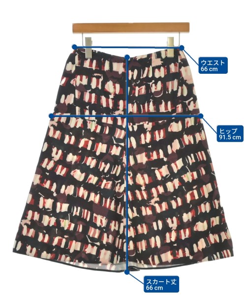MARNI（マルニ）ひざ丈スカート 黒 サイズ:40(M位) レディース/2200675699075