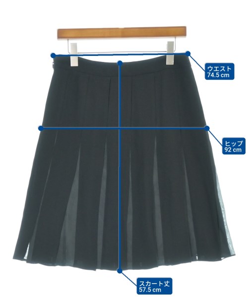MARNI（マルニ）ひざ丈スカート 黒 サイズ:40(M位) レディース/2200677474236