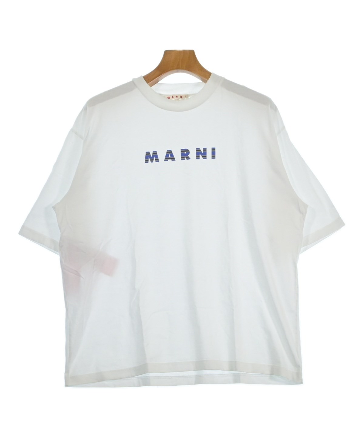MARNI マルニ Tシャツ・カットソー 40(M位) 白x青x緑等(総柄) 【古着】【中古】 MARNI - MARNI マルニ Tシャツ・カットソー 40(M位) 白x青x緑等(総柄
