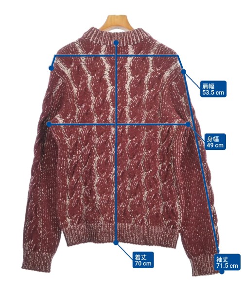 MARNI（マルニ）ニット・セーター 赤 サイズ:48(L位) メンズ/2200680943019