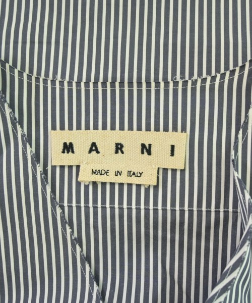 MARNI（マルニ）カジュアルシャツ 紺 サイズ:48(L位) メンズ/2200678141076