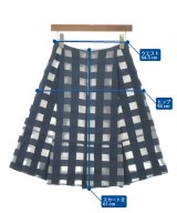 MARNI（マルニ）ひざ丈スカート 紺 サイズ:38(S位) レディース/2200693794028