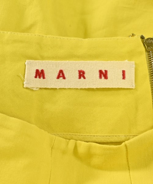 MARNI（マルニ）ひざ丈スカート 黄 サイズ:38(S位) レディース/2200694424177