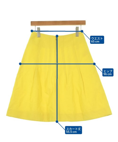 MARNI（マルニ）ひざ丈スカート 黄 サイズ:38(S位) レディース/2200694424177