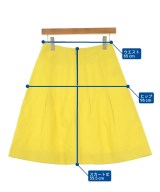 MARNI（マルニ）ひざ丈スカート 黄 サイズ:38(S位) レディース/2200694424177