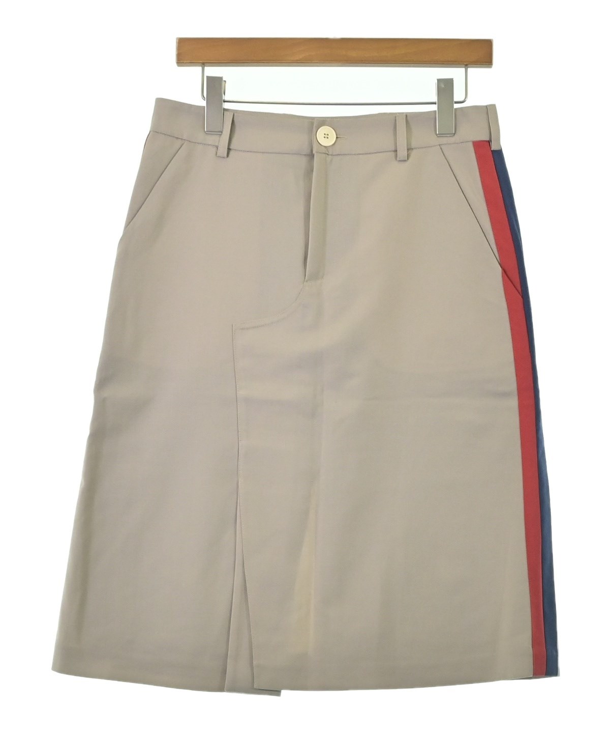 MARNI（マルニ）ひざ丈スカート ベージュ サイズ:40(M位) レディース