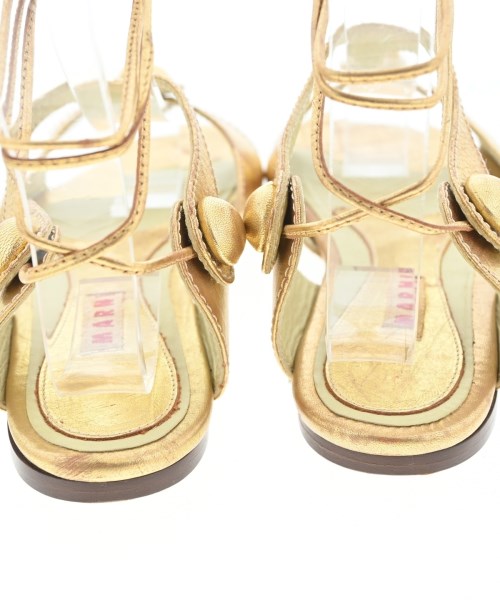 MARNI（マルニ）サンダル ゴールド サイズ:EU35(21.5cm位) レディース/2200695312114