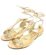 MARNI（マルニ）サンダル ゴールド サイズ:EU35(21.5cm位) レディース/2200695312114