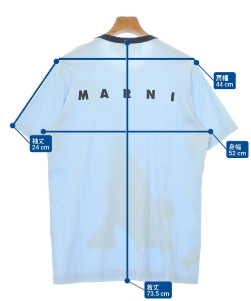 MARNI（マルニ）Tシャツ・カットソー 青 サイズ:48(L位) メンズ/2200691802299