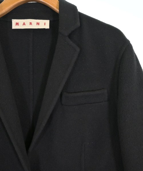 MARNI（マルニ）ステンカラーコート 黒 サイズ:40(M位) レディース/2200695634025