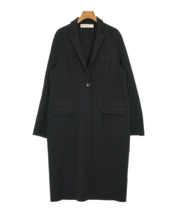 MARNI（マルニ）ステンカラーコート 黒 サイズ:40(M位) レディース