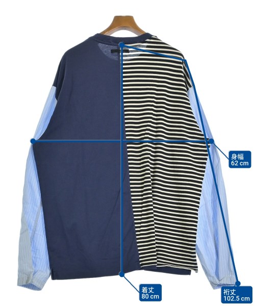 MARNI（マルニ）カジュアルシャツ 紺 サイズ:56(XXL位) メンズ/2200695645045