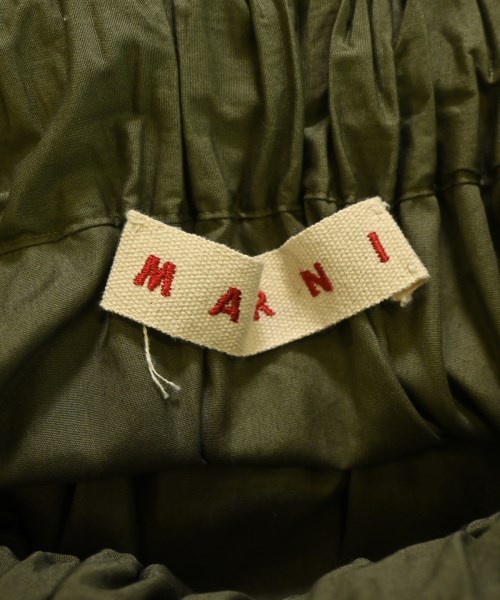 MARNI（マルニ）ひざ丈スカート カーキ サイズ:38(S位) レディース/2200696377020