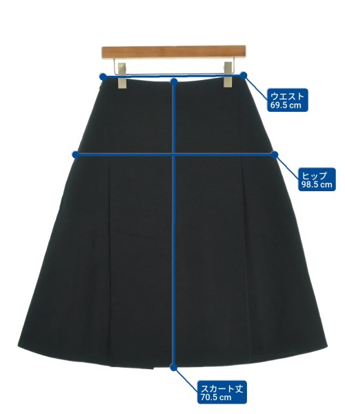 MARNI（マルニ）ひざ丈スカート 黒 サイズ:40(M位) レディース/2200696601101