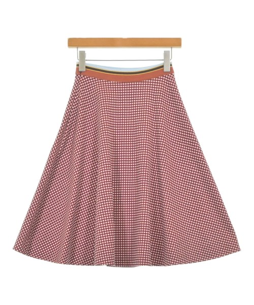 MARNI（マルニ）ひざ丈スカート 赤 サイズ:36(XS位) レディース/2200696601125