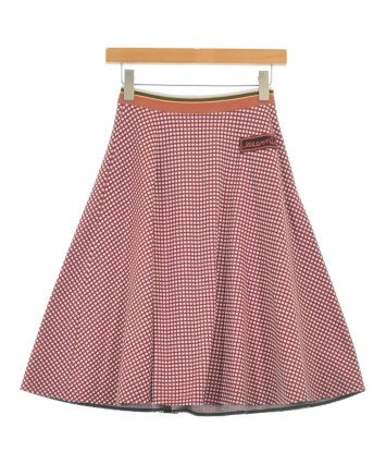 MARNI（マルニ）ひざ丈スカート 赤 サイズ:36(XS位) レディース