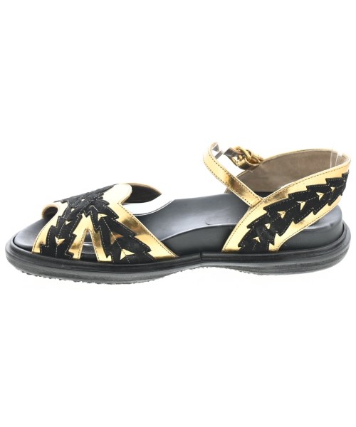 MARNI（マルニ）サンダル ゴールド サイズ:EU37(23.5cm位) レディース/2200696136689