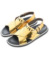 MARNI（マルニ）サンダル ゴールド サイズ:EU37(23.5cm位) レディース/2200696231247