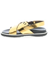 MARNI（マルニ）サンダル ゴールド サイズ:EU37(23.5cm位) レディース/2200696231247