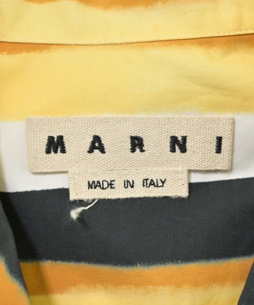 MARNI（マルニ）カジュアルシャツ 黄 サイズ:48(L位) メンズ/2200698451209