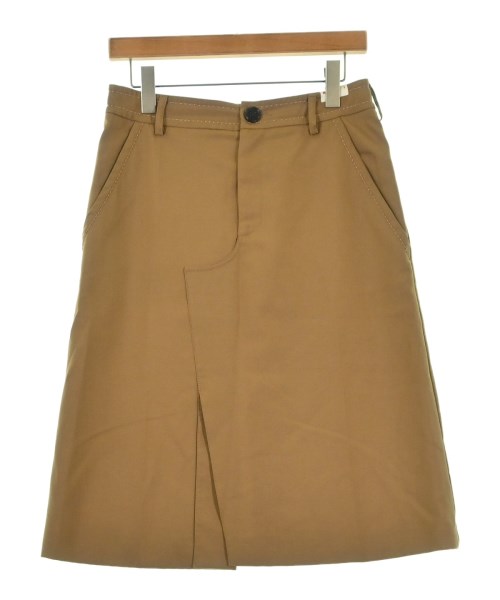 MARNI(マルニ)ひざ丈スカート 茶 サイズ:40(M位)/2200698451315