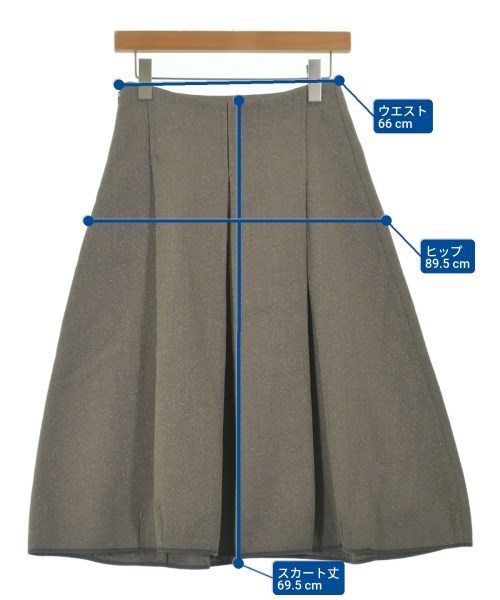 MARNI（マルニ）ロング・マキシ丈スカート グレー サイズ:38(S位) レディース/2200698504011