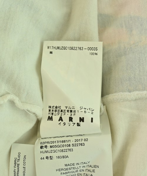 MARNI（マルニ）Tシャツ・カットソー 白 サイズ:44(S位) メンズ/2200698247277