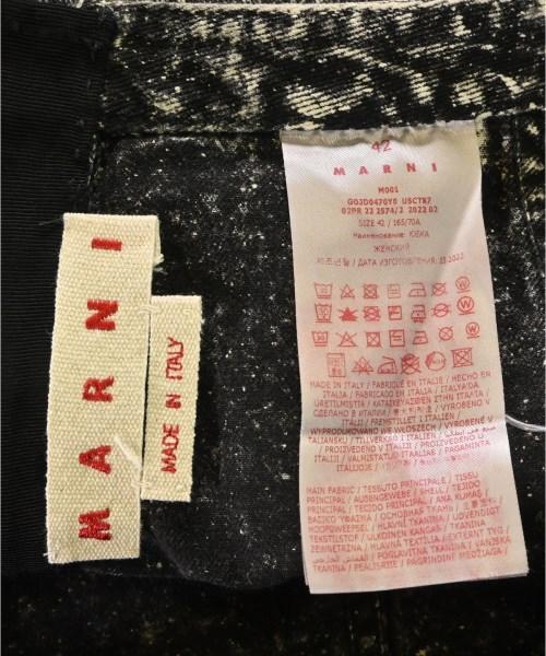 MARNI（マルニ）ひざ丈スカート 黒 サイズ:42(M位) レディース/2200698886162