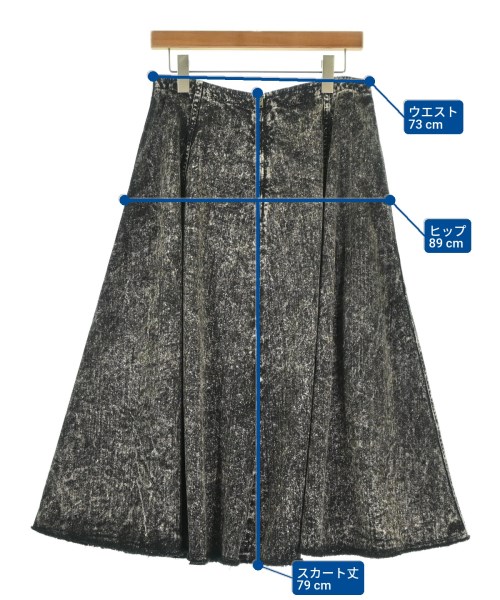 MARNI（マルニ）ひざ丈スカート 黒 サイズ:42(M位) レディース/2200698886162