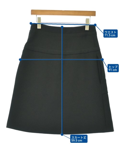 MARNI（マルニ）ひざ丈スカート 黒 サイズ:38(S位) レディース/2200698886186