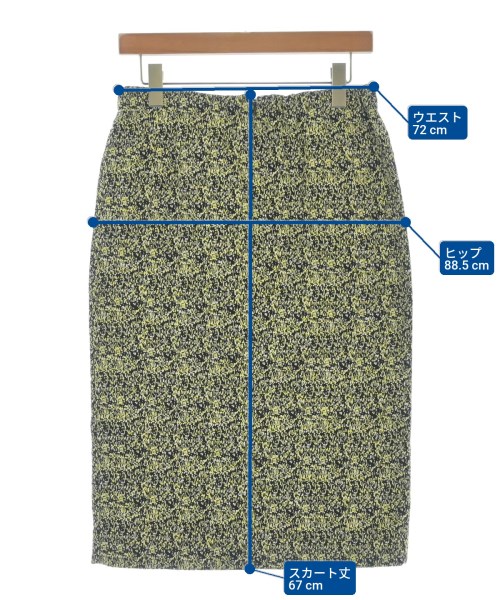 MARNI（マルニ）ひざ丈スカート 黄 サイズ:40(M位) レディース/2200699492041