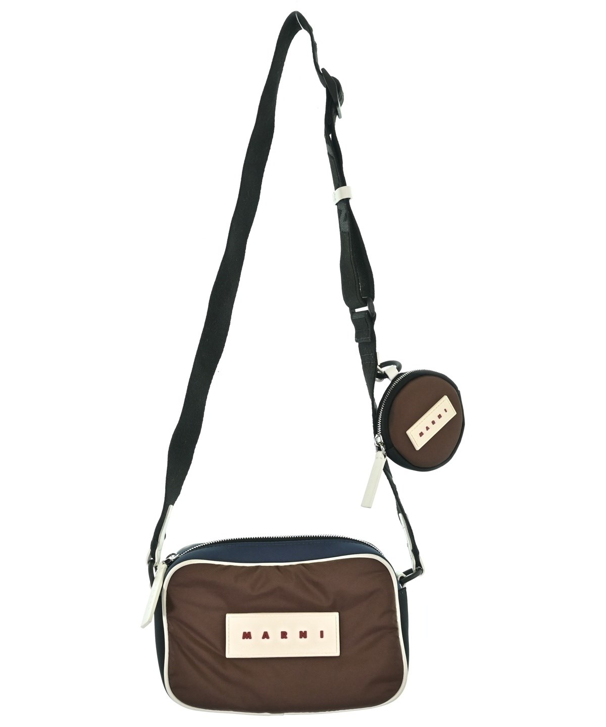 MARNI マルニ ショルダーバッグ  茶 【古着】【中古】【送料無料】 MARNI（マルニ）ショルダーバッグ 茶 サイズ:- メンズ/2200701949143