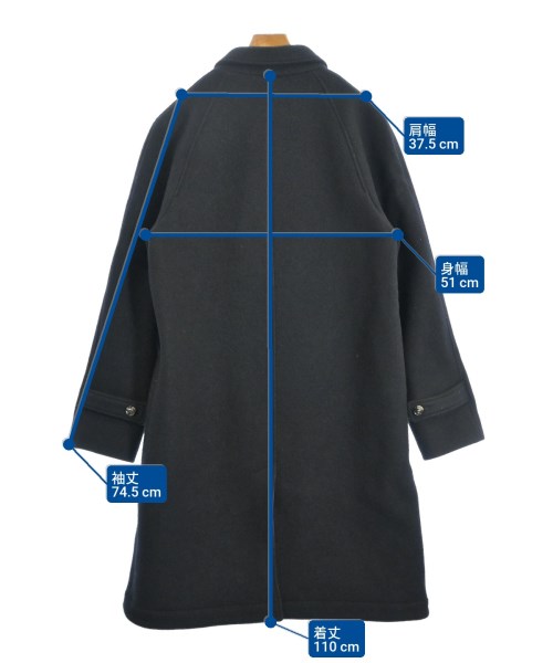 MARNI（マルニ）ステンカラーコート 黒 サイズ:46(M位) メンズ/2200654828052