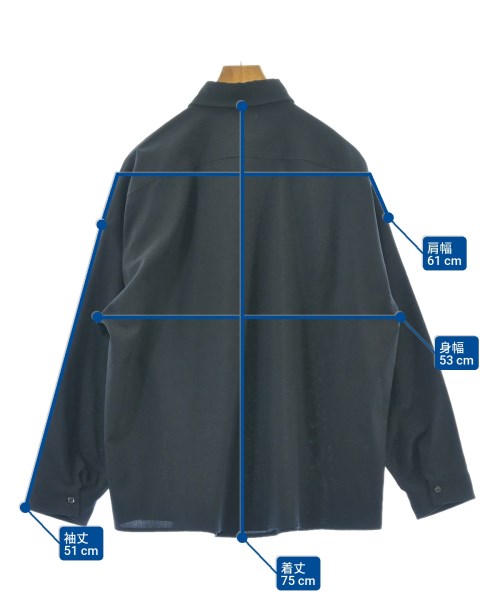 MARNI（マルニ）カジュアルシャツ 紺 サイズ:48(L位) メンズ/2200649900091