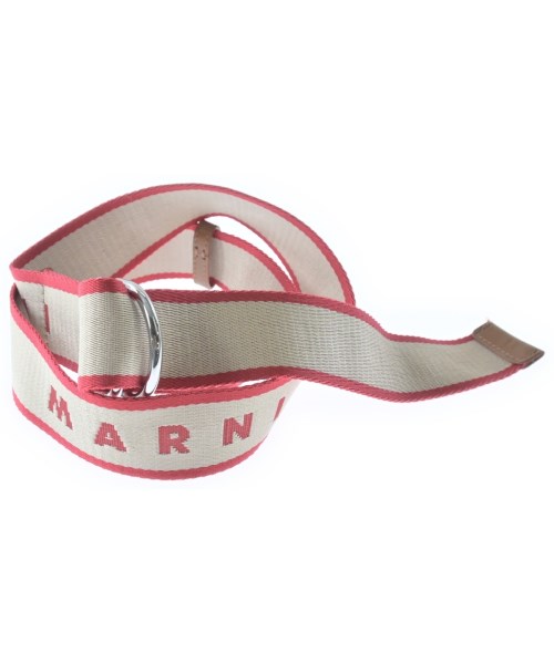 MARNI(マルニ)ベルト ベージュ サイズ:L/2200651184700