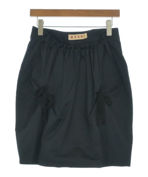 MARNI(マルニ)ひざ丈スカート 紺 サイズ:36(XS位)/2200657160043