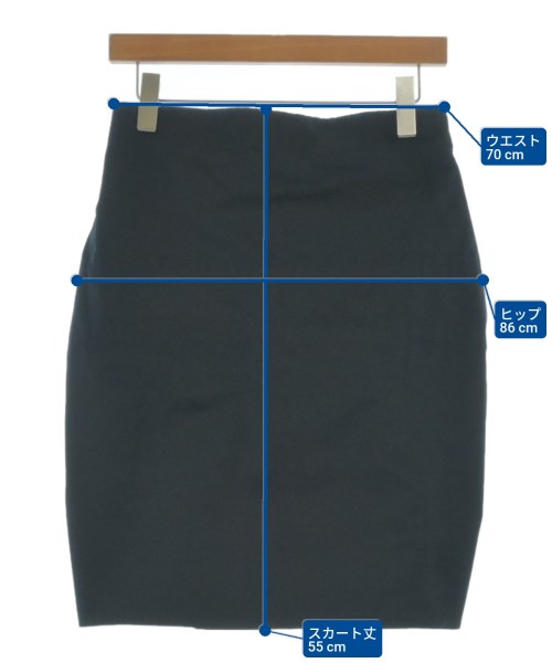 MARNI（マルニ）ひざ丈スカート 紺 サイズ:36(XS位) レディース/2200657160043