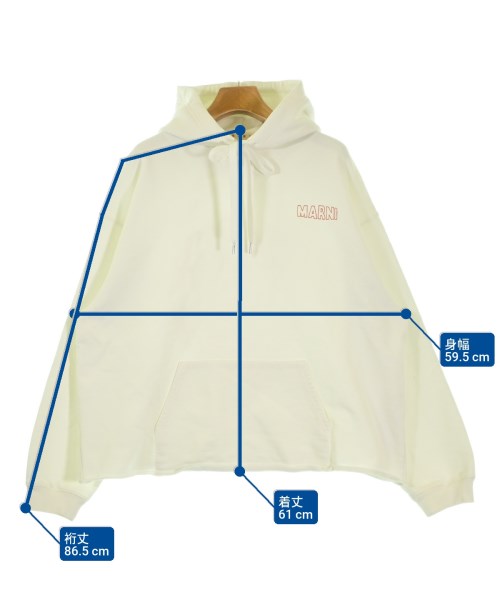 MARNI（マルニ）パーカー 白 サイズ:36(XS位) レディース/2200652771114