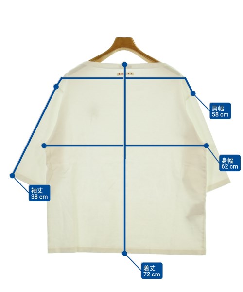 MARNI（マルニ）Tシャツ・カットソー 白 サイズ:56(XXL位) メンズ/2200657039011