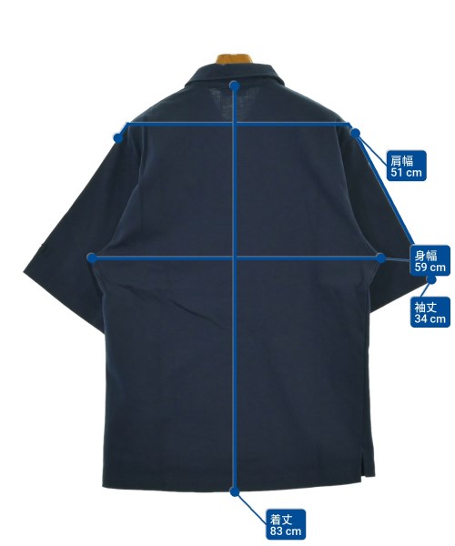 MARNI（マルニ）ポロシャツ 紺 サイズ:46(M位) メンズ/2200657684068