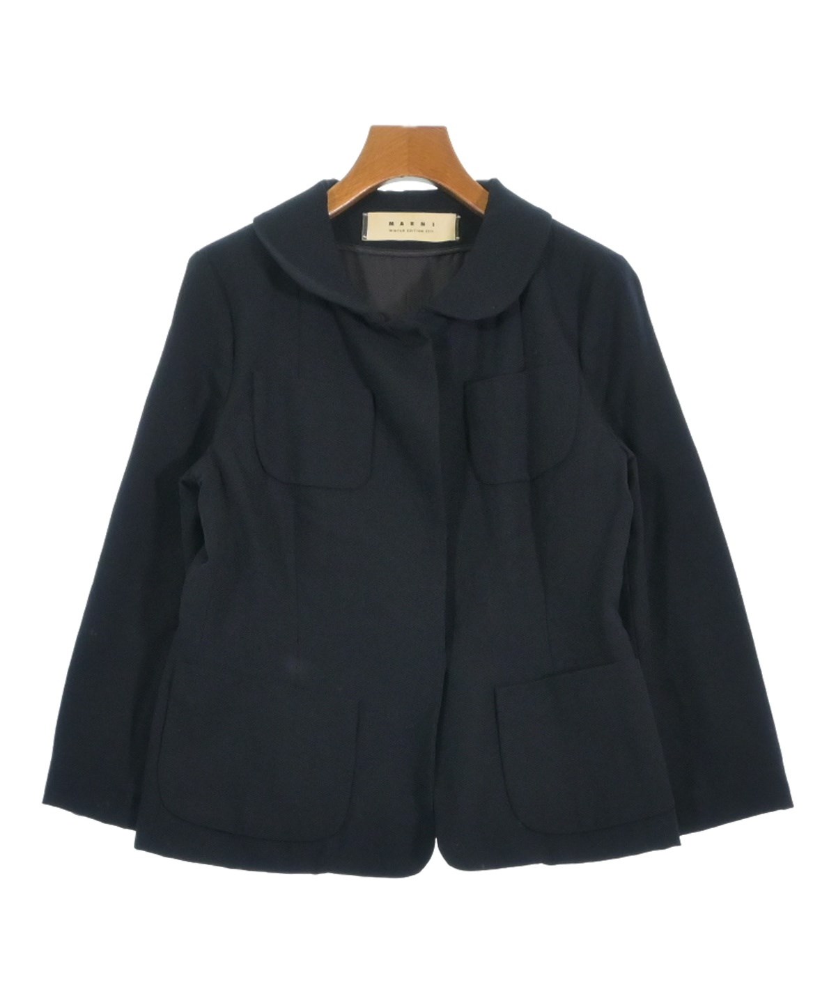 apice MARNI マルニ レディース テーラードジャケット 40 MARNI（マルニ）カジュアルジャケット 紺 サイズ:42(L位) レディース