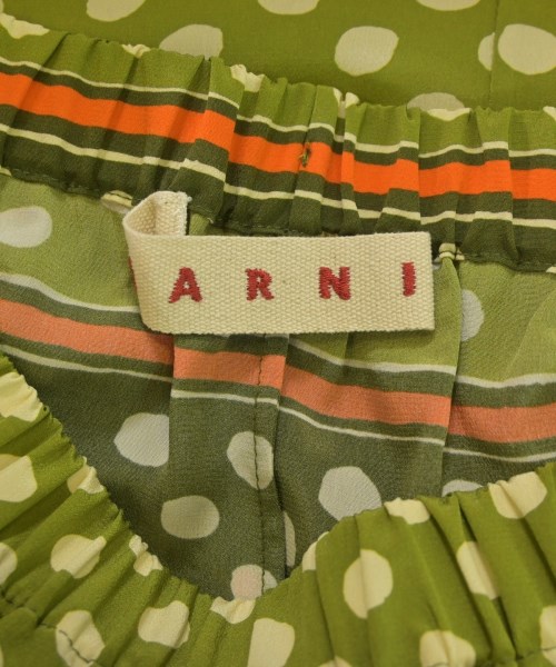 MARNI（マルニ）ひざ丈スカート 緑 サイズ:36(XS位) レディース/2200655567776