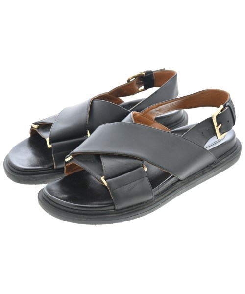 MARNI(マルニ)サンダル 黒 サイズ:EU38(24.5cm位)/2200659978042