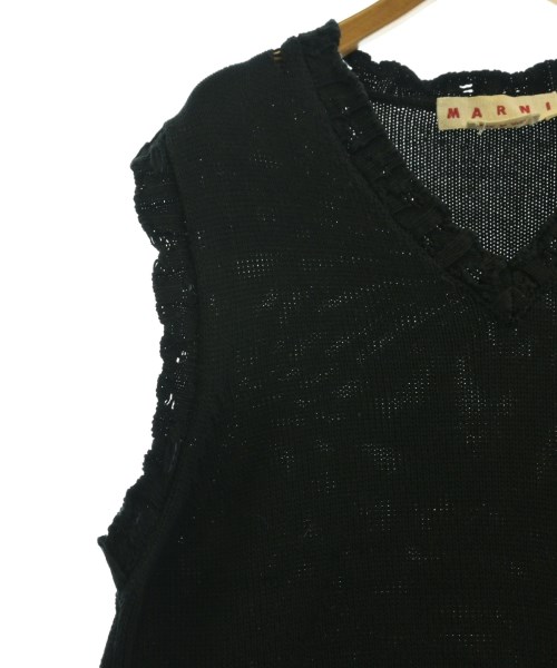 MARNI（マルニ）ベスト 黒 サイズ:50(XXL位) レディース/2200660071121