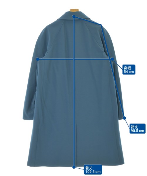 MARNI（マルニ）ステンカラーコート 青 サイズ:48(L位) メンズ/2200660522012