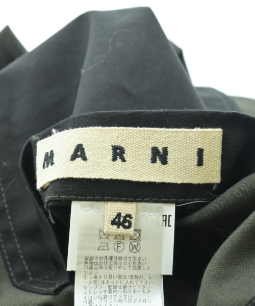 MARNI（マルニ）ステンカラーコート カーキ サイズ:46(M位) メンズ/2200660938066