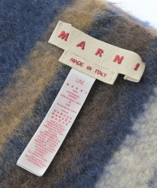 MARNI（マルニ）マフラー 紺 サイズ:- メンズ/2200656987061
