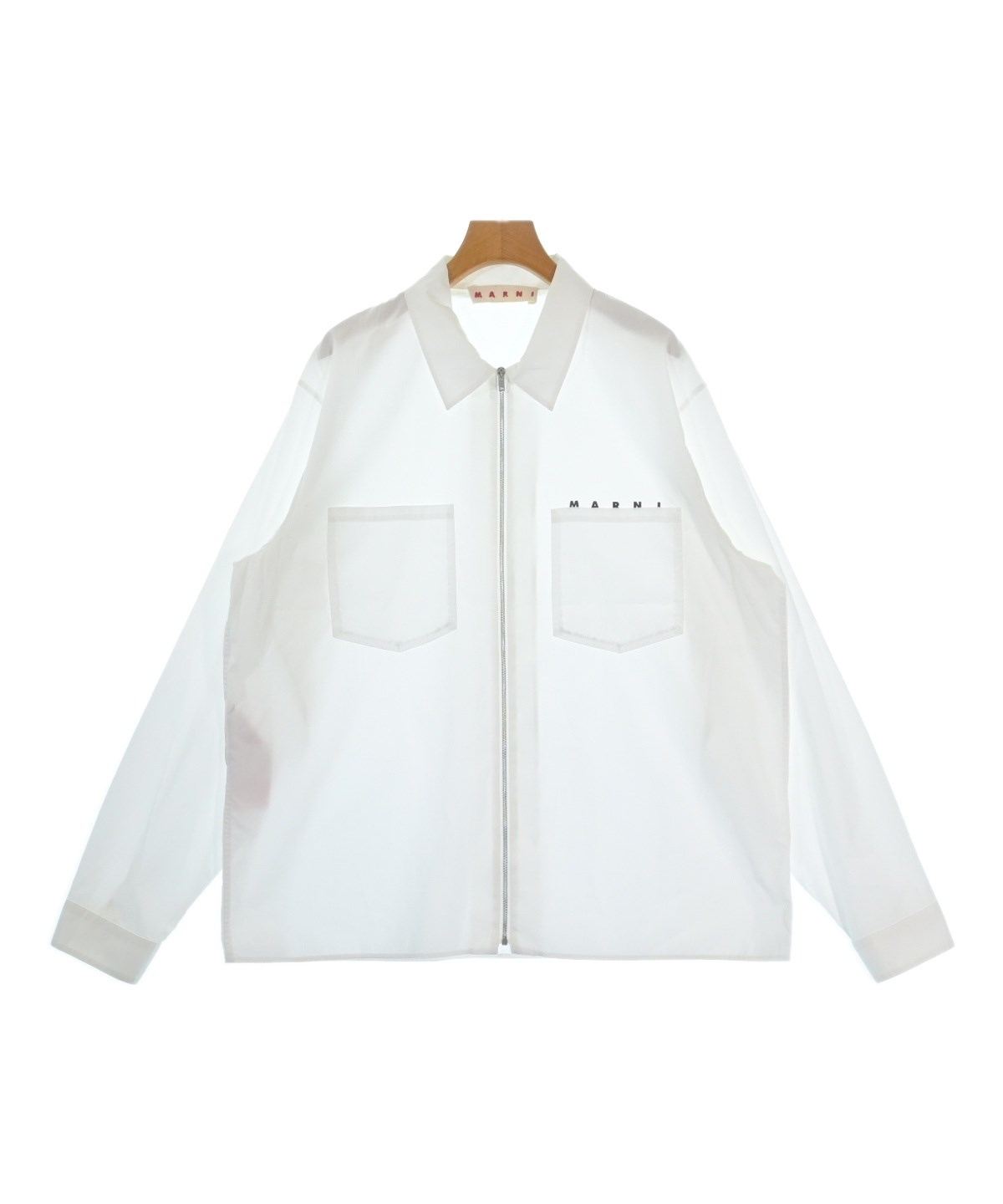 MARNI（マルニ）カジュアルシャツ 白 サイズ:50(XL位) メンズ